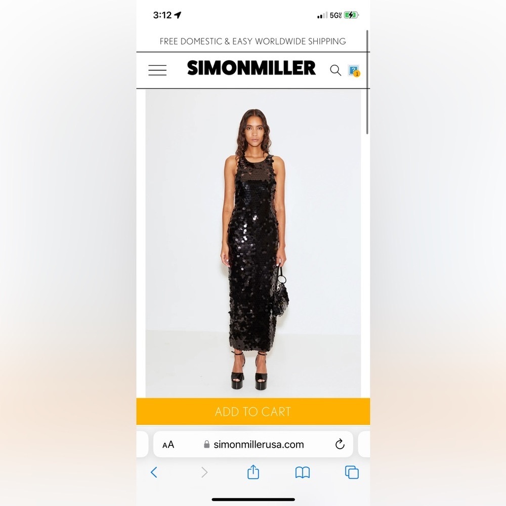 NEW WITH TAGS - Simon Miller Sequence Lou Dress - 4